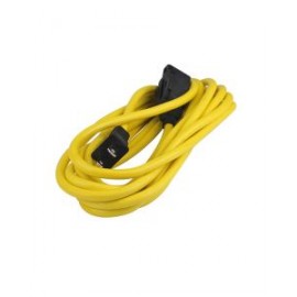 Extensión amarilla de 2 conductores, 4m