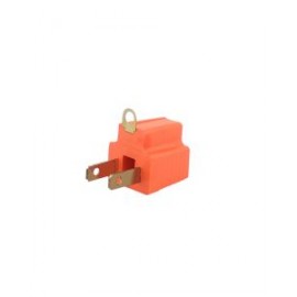 Adaptador naranja de plástico blister de 1pz