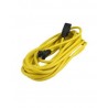 Extensión amarilla de 2 conductores, 8m