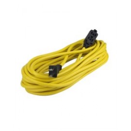 Extensión amarilla de 2 conductores, 10m