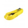 Extensión amarilla de 2 conductores, 15m