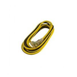 Extensión  amarilla de 3 conductores, 4m