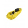 Extensión amarilla de 2 conductores, 6m