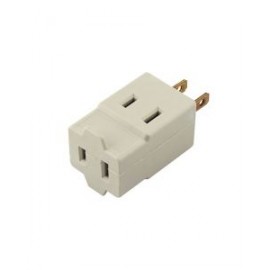Adaptador cuadrado de 3 contactos