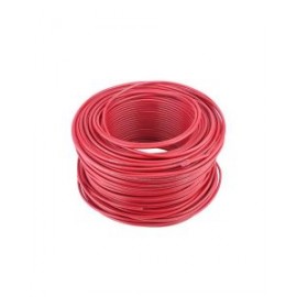 Cable ligero color rojo 12 AWG, 100m