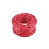 Cable ligero color rojo 12 AWG, 100m