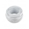 Cable ligero color blanco 12 AWG, 100m