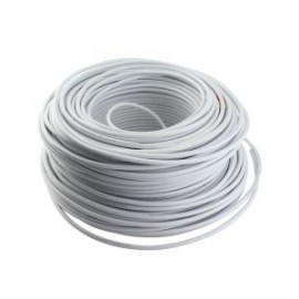Cable ligero color blanco 10 AWG, 100m