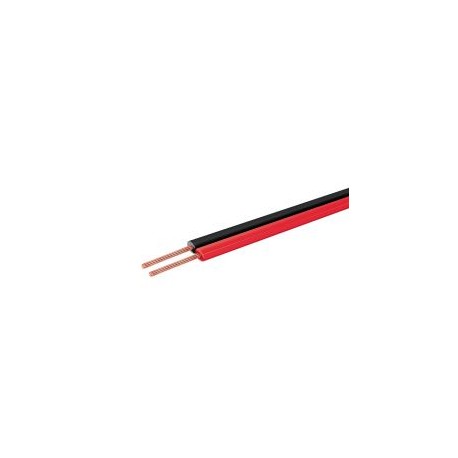 Cable 22 AWG bicolor para bocina, 100m