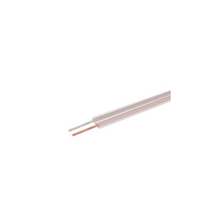 Cable 18 AWG transparente para bocina, 100m